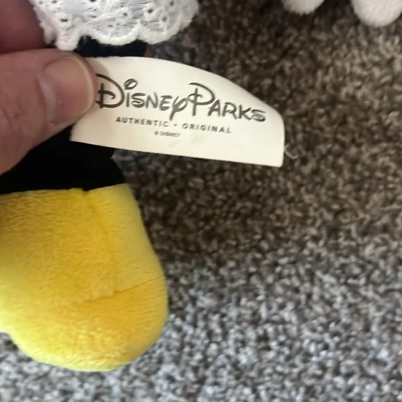 Disney Parks Mickey and Minnie Mouse Plush Set Stuffed Animals Vintage - Picture 5 of 7